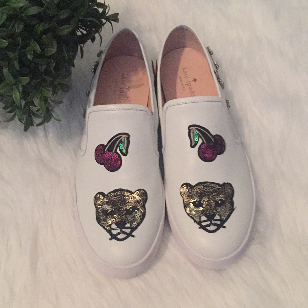 Kate Spade Meow Slip On Sneakers
